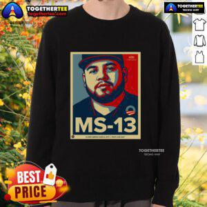Ms. 13 Kilmar Abrego Garcia sweatshirt, featuring bold text 'Not a Maryland Dad', perfect for casual streetwear style.