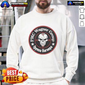 Official PMC Wagener Group Pynna Barhepa Skull Sweatshirt featuring a bold skull design on a stylish hoodie.