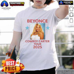 Official Schatar Sapphira Beyonce Cowboy Carter Tour 2025 T-Shirt featuring vibrant graphics and stylish design.