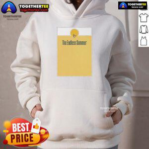 Official The Endless Summer Hoodie in navy blue, featuring a stylish design perfect for casual wear and beach vibes.