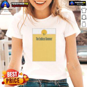 Official The Endless Summer Ladies Tee featuring a stylish summer design in vibrant colors for women.