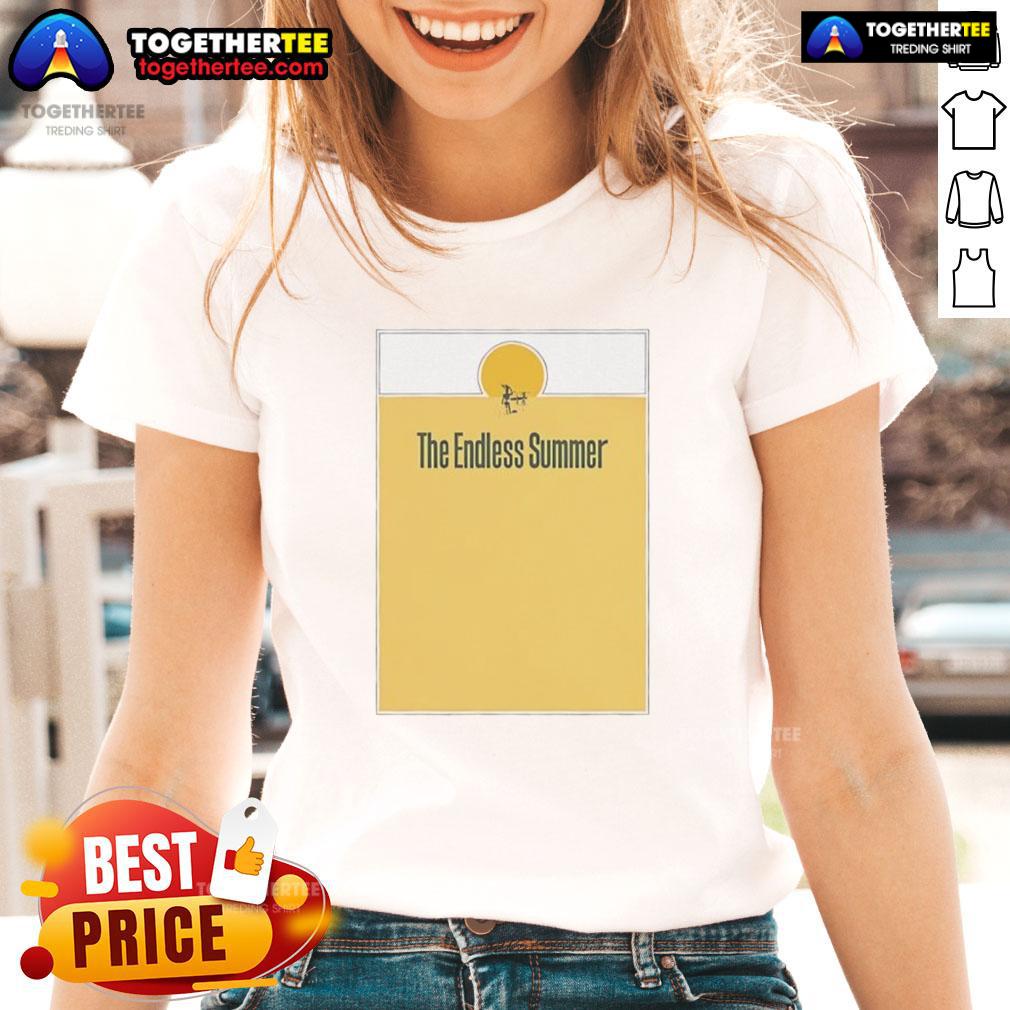 Official The Endless Summer Ladies Tee featuring a stylish summer design in vibrant colors for women.
