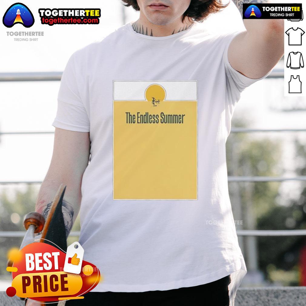 Official The Endless Summer T-Shirt featuring vibrant graphics and a classic fit, perfect for beach lovers and summer vibes.