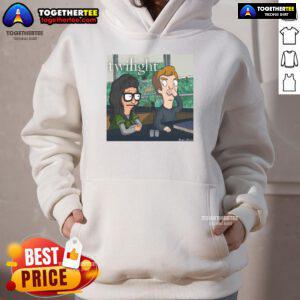 Official Twilight X Bob's Burgers Tweenlight Movie Hoodie featuring unique designs for fans of both franchises.