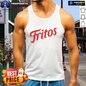 Original Flamin' Hot Fritos tank top featuring bold graphics and vibrant colors, perfect for snack lovers and summer wear.