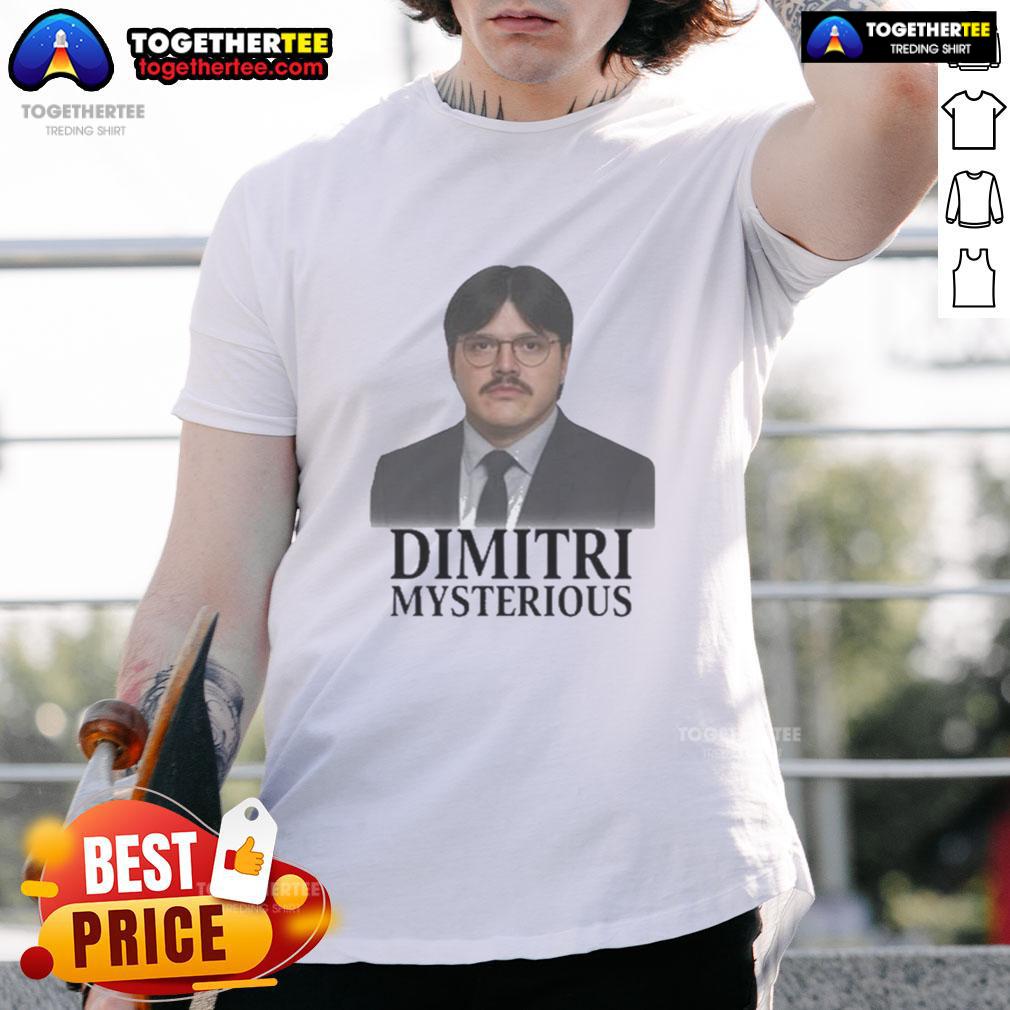 Original Marc Dutroux Dimitri Mysterious T-Shirt featuring unique graphic design and bold colors.