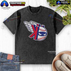 Original Pitching Ninja Cleveland Guardians K-Wings washed t-shirt featuring a vintage design and casual fit.