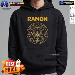 Original Ramon Laureano San Diego baseball MLBPA hoodie featuring stylish design and team colors for fans.