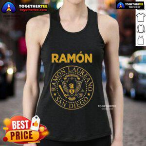 Original Ramon Laureano San Diego Baseball MLBPA tank top featuring vibrant team colors and stylish design.