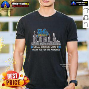 Alt Text: Original Skyline City UCLA Bruins Men's Thank You For The Memories T-Shirt showcasing vibrant team colors and design.