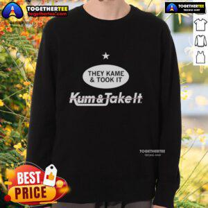 Original 'They Came And Took It' sweatshirt featuring bold graphic design, perfect for casual wear and showcasing Texas pride.
