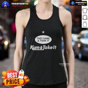 Original They Came And Took It tank top featuring bold graphic design for casual wear enthusiasts.