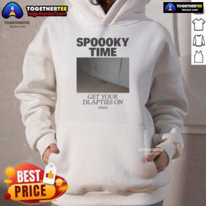 Premium Caseoh Spoooky Time hoodie featuring a playful Halloween design, perfect for cozy autumn days and festive fun.