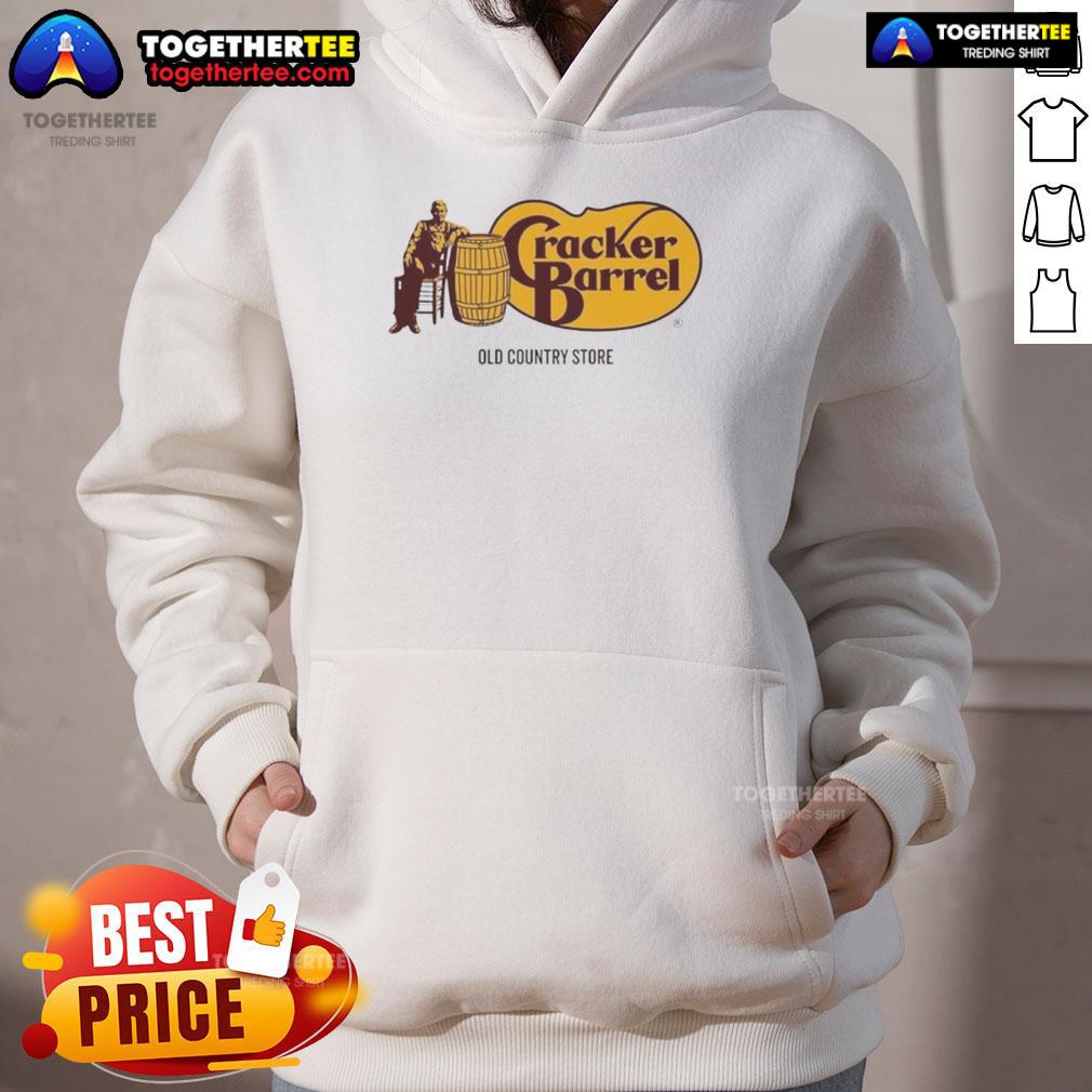Alt Text: Premium Cracker Barrel Old Country Store logo hoodie showcasing a cozy design and classic branding for fans.