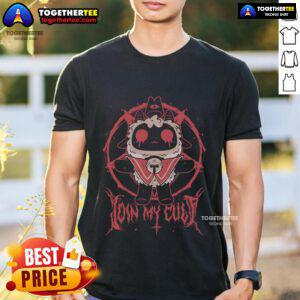 Premium Demon Lamb Lord T-Shirt from Cult Of The Lamb featuring vibrant graphics and unique design for fans.