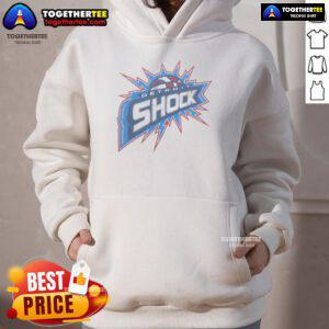 Premium Detroit Shock Hoodie in vibrant colors, showcasing stylish design and comfortable fit for fans and fashion lovers.