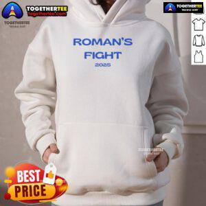 Premium Romans Fight 2025 hoodie featuring bold graphics and a stylish design for fans of the iconic series.