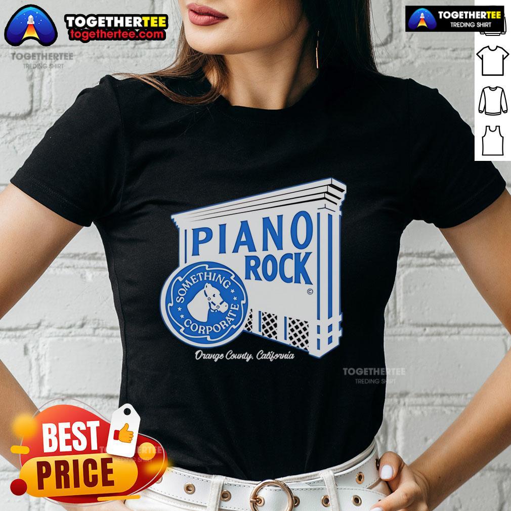 Premium Corporate Piano Rock Ladies Tee featuring a stylish design perfect for music lovers and casual wear.
