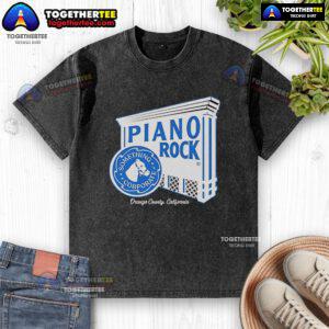 Premium Corporate Piano Rock Washed T-Shirt showcasing a stylish design, perfect for casual or music-themed outfits.