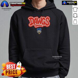 Alt Text: Premium TRW Dawgs Supporter Team Logo Hoodie featuring a stylish design and vibrant team colors, perfect for fans.