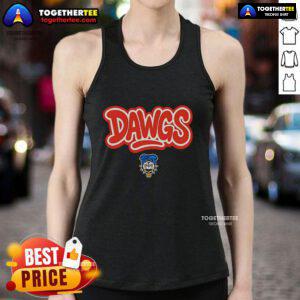 Premium TRW Dawgs Supporter Team Logo Tank Top featuring a bold logo on a stylish tank design for fans.