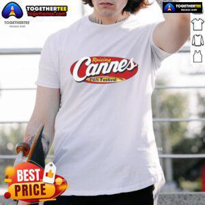 Alt Text: Awesome Raising Cannes Film Festival T-Shirt featuring vibrant design and iconic film motifs, perfect for cinema lovers.