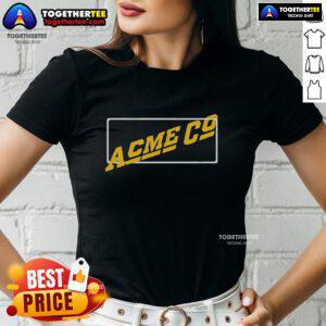 Good Acme Co vintage ladies tee featuring a retro design, perfect for casual wear and vintage fashion lovers.