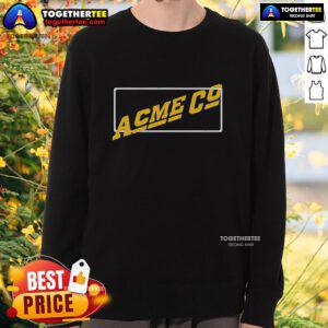 Good Acme Co vintage sweatshirt featuring retro logo design in a cozy, stylish fit perfect for casual wear.