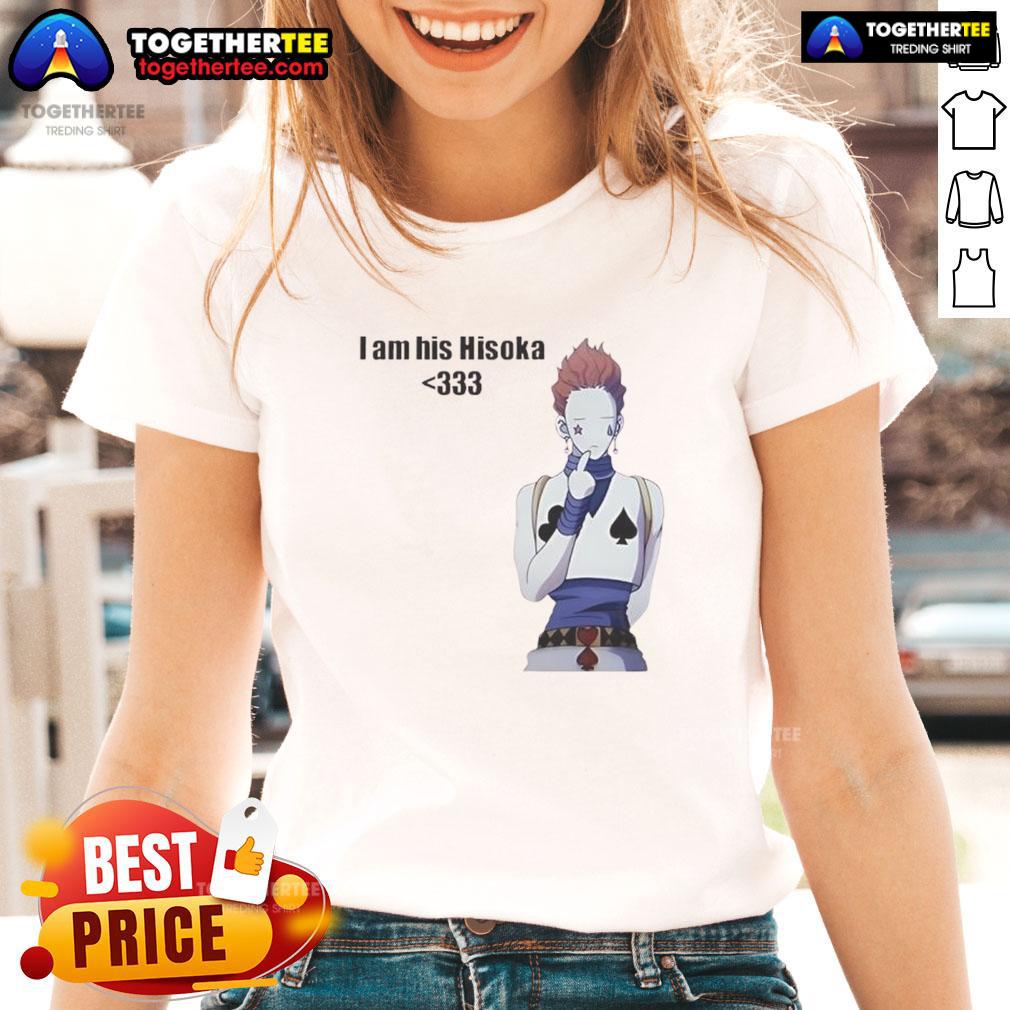 Good I Am His Hisoka Ladies Tee featuring vibrant design and stylish fit for fans of Hisoka from anime.