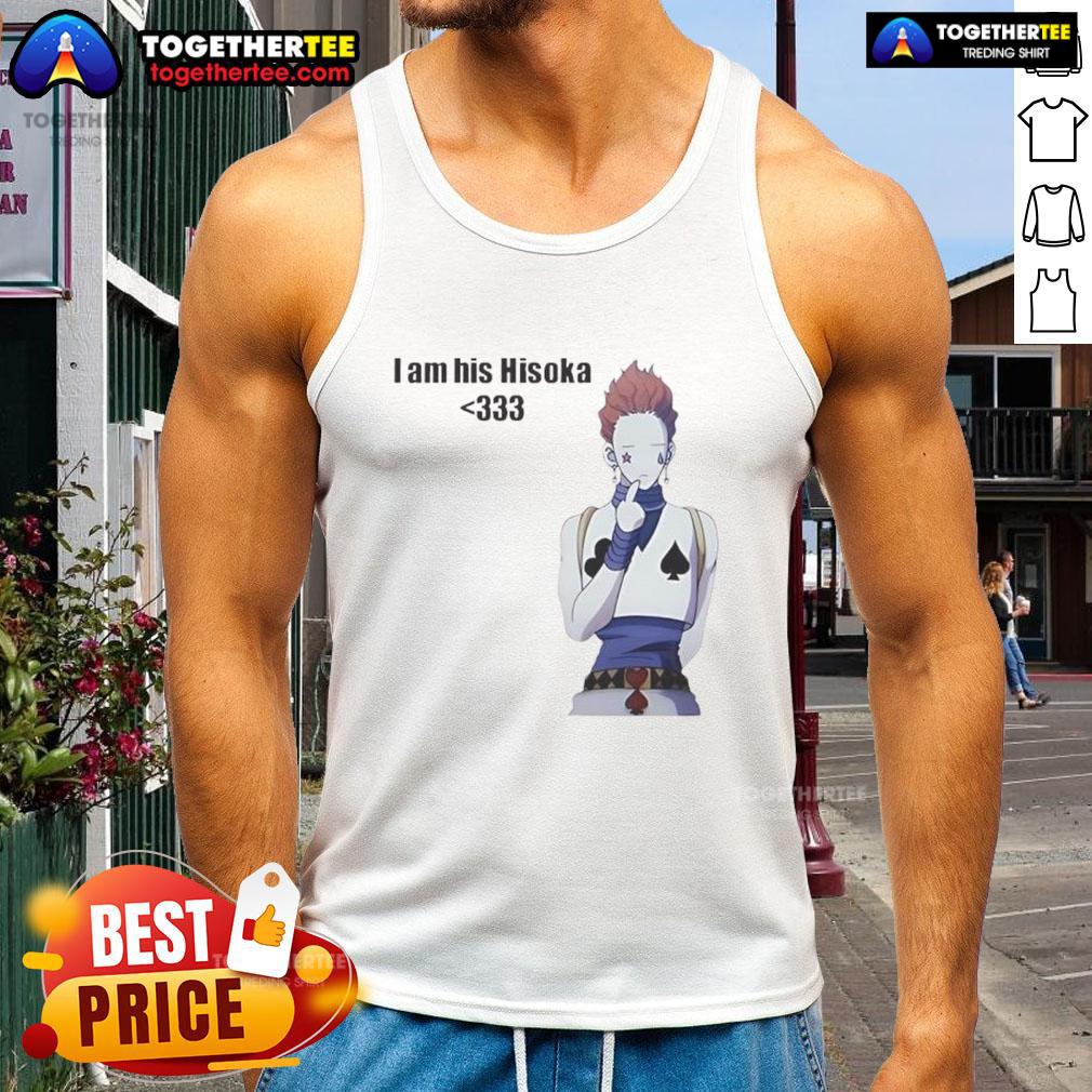 Alt Text: Good I Am His Hisoka tank top featuring vibrant colors and unique design, perfect for anime fans and casual wear.