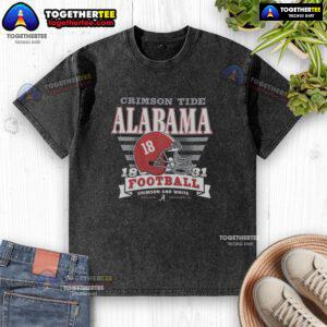 Hot Alabama Crimson Tide Stripe Splash Washed T-Shirt featuring vibrant colors and a trendy design for fans.