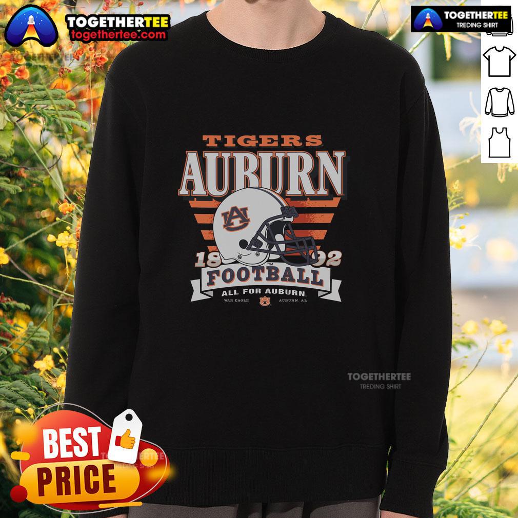 Hot Auburn Tigers Stripe Splash Sweatshirt featuring vibrant stripes and team logo, perfect for game day style.