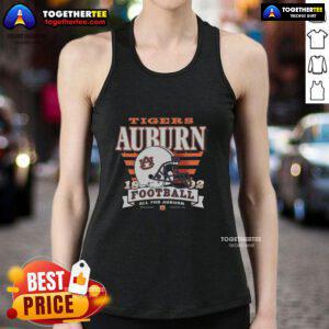 Hot Auburn Tigers Stripe Splash Tank Top for fans, featuring vibrant stripes and team logo for game day style.