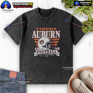 Hot Auburn Tigers Stripe Splash Washed T-Shirt featuring a vibrant design perfect for game day and fan apparel.