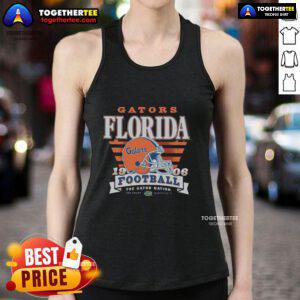 Hot Florida Gators Stripe Splash Tank Top featuring vibrant colors and stylish design, perfect for game day.