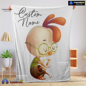Official Disney Chicken Little Meditative Pose Blanket Fleece Customized Blanket