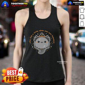 Original Hexalotl tank top featuring a fun design, perfect for fans of quirky amphibians and unique fashion statements.