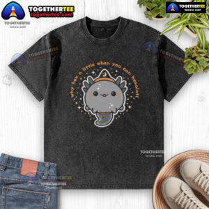 Original Hexalotl washed t-shirt featuring playful hex-themed graphics and vibrant colors, perfect for casual wear.