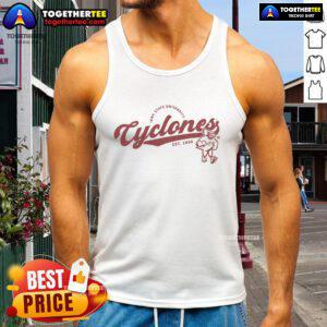 Premium Cyclones Script Logo Tank Top featuring a stylish design and vibrant colors, perfect for casual wear and workouts.