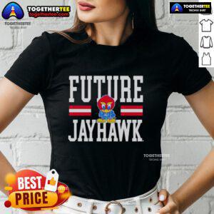 Premium Kansas Jayhawks Future Jayhawk Ladies Tee showcasing vibrant team colors and stylish design for fans.