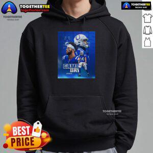 Alt Text: Stylish Pretty Lucas Oil Indianapolis Colts Game Day Hoodie perfect for football fans at the stadium or home.
