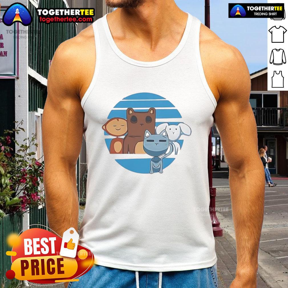 Top Final Destination Bloodlines Owen Patrick Joyner wearing a stylish tank top, showcasing a trendy summer look.