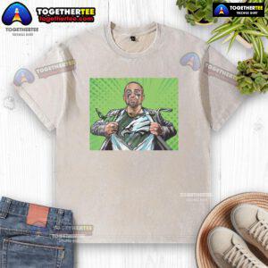 Top-Philadelphia-Eagles-Football-Jalen-Hurts-Is-The-Quiet-Superman-Comic-Style-Washed-T-Shirt
