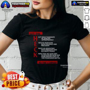 Awesome Clippers Get The Heck To The Corner Ladies Tee featuring a stylish design for fan apparel and casual wear.