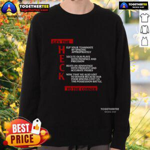 Awesome Clippers Get The Heck To The Corner sweatshirt featuring a bold graphic design, perfect for fans and casual wear.