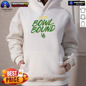 Awesome Oregon Ducks Bowl Bound 2025 Hoodie showcasing team colors and logo, perfect for fans celebrating the season.