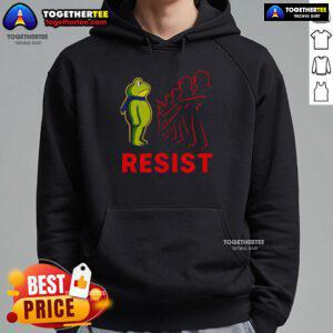 Awesome Portland Frog F*ck Ice Anti-Trump Hoodie featuring a colorful frog design and bold anti-Trump message.