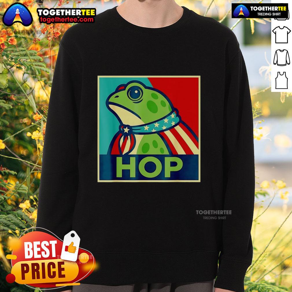 Awesome Portland Frog Hop Sweatshirt featuring a vibrant frog design, perfect for cozy casual wear in Portland.