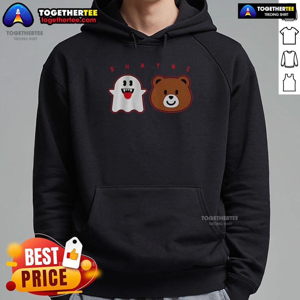 Awesome Shayne Gostisbehere Ghost Bear Halloween Hoodie featuring spooky design and vibrant colors for festive style.