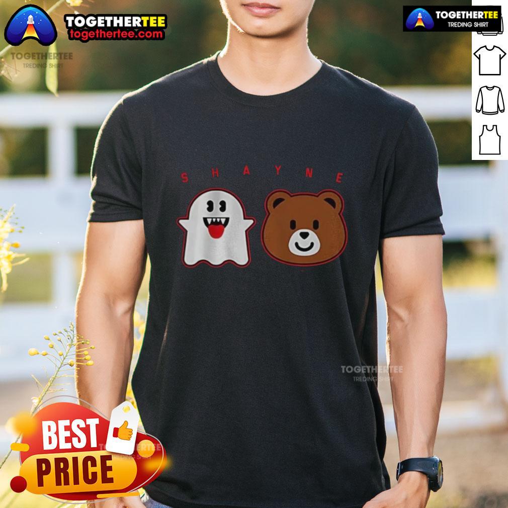 Awesome Shayne Gostisbehere Ghost Bear Halloween T-Shirt featuring a spooky design for fans and collectors.